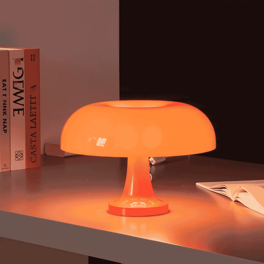 Mushroom table lamp