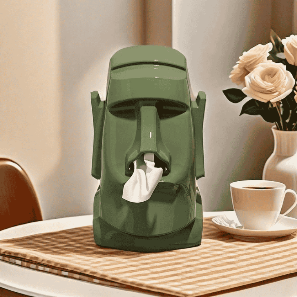 Statue Tissue Box